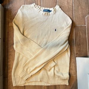 Men’s Cream Polo by Ralph Lauren sweater